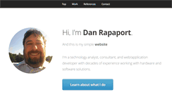 Desktop Screenshot of danrapaport.com