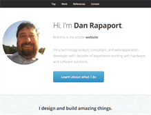 Tablet Screenshot of danrapaport.com